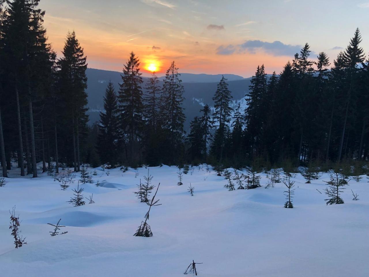 Hotel Hromovka Špindlerŭv Mlýn Luaran gambar